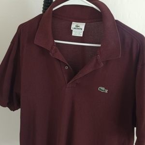 Lacoste brown polo